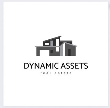 Pittsburg house for rent - A logo for Dynamic Assets Real Estate features a stylized black house above the company name.