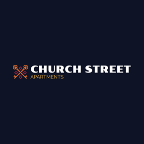 New  Waterford apartment for rent - The image is a logo for Church Street Apartments.