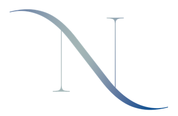 London apartment for rent - A graphic image of a letter N with a gradient color.