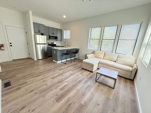 Floor plan for 3 beds, 2 baths, 900 sqft