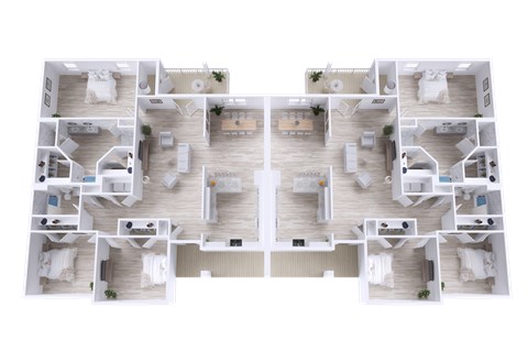 Floor plan for 3 beds, 2 baths, 2154 sqft