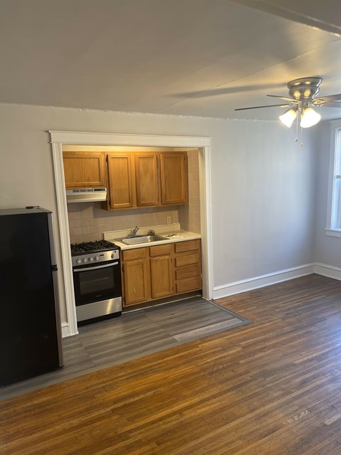 Floor plan for studio, 1 bath