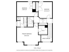 Jacksonville house for rent - A black and white image of a floor plan for a home.