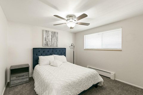Floor plan for 2 beds, 1 bath