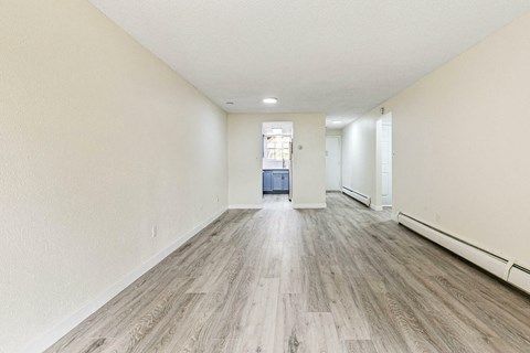Floor plan for 2 beds, 1 bath