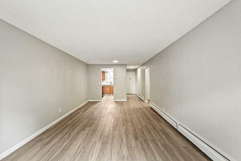 Floor plan for 1 bed, 1 bath