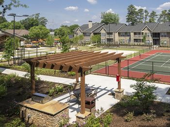 The arbors at breckinridge apartments bbq picnic area
