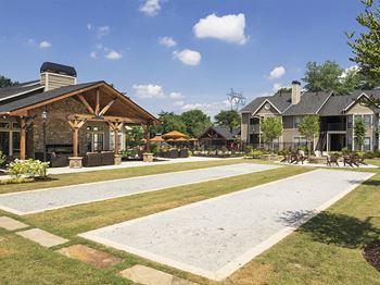 The arbors at breckinridge apartments bocce ball court