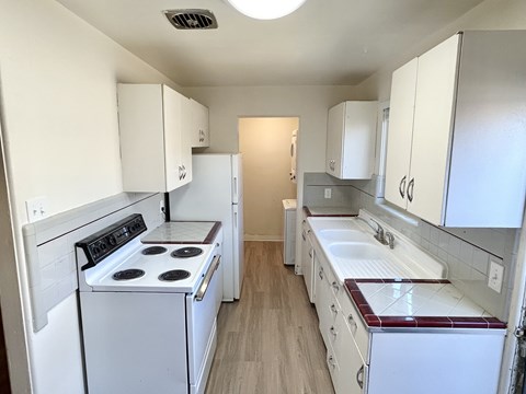 Floor plan for 2 beds, 1 bath