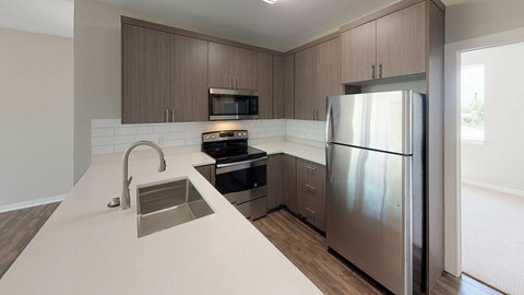 Floor plan for 2 beds, 2 baths
