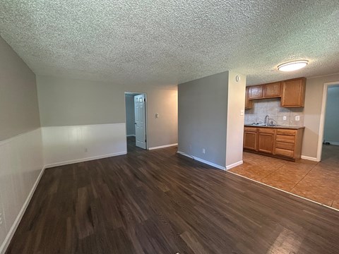 Floor plan for 3 beds, 1 bath, 900 sqft