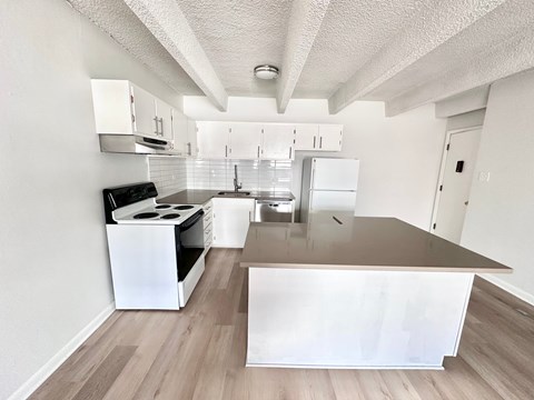 Floor plan for 2 beds, 1 bath