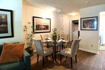 Park trace apartments dining area