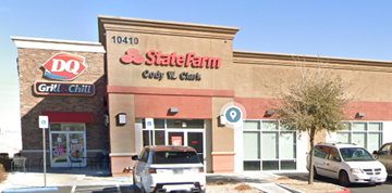 Las Vegas apartment for rent - A Dairy Queen and a State Farm office building are next to each other.