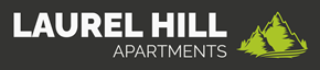 Scottdale apartment for rent - The image is a logo for Laurel Hill Apartments, featuring a mountain graphic.
