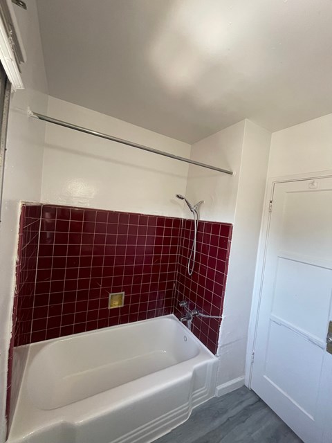 Floor plan for 2 beds, 1 bath