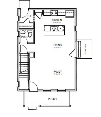 Floor plan for 3 beds, 2.5 baths, 1277 sqft