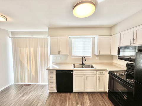 Floor plan for 2 beds, 1.5 baths