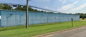 North Chesterfield apartment for rent - A long blue building with the word "Trulite" on it.
