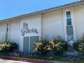 Goleta house for rent - A building with the name "La Goleta" on it.