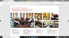 Norwalk apartment for rent - A webpage with a header reading "Take Advantage of First-Class Amenities" and images of a living room and kitchen.