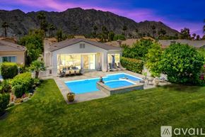 La Quinta house for rent - A house with a pool in the backyard.