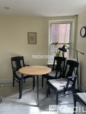 Boston apartment for rent - A dining room with a table and chairs.