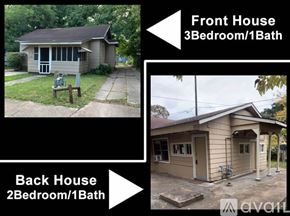 Houston apartment for rent - Two houses, one with 3 bedrooms and 1 bath, the other with 2 bedrooms and 1 bath.