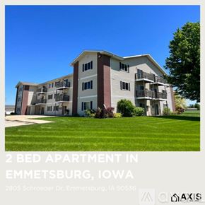 Emmetsburg apartment for rent - A two bedroom apartment in Emmetsburg, Iowa.