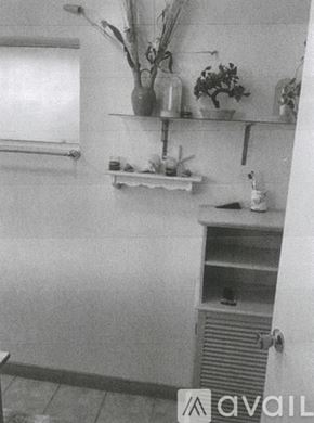 Lake Forest house for rent - A room with a shelf and a plant on it.