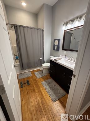Emmetsburg apartment for rent - A dining room with a white table and chairs.