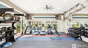 New Braunfels apartment for rent - A gym with a variety of equipment including weights and cardio machines.