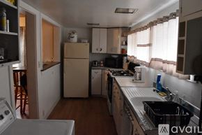 Fall River Mills house for rent - A kitchen with a white oven and a sink.