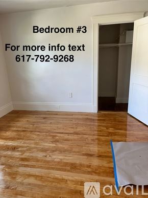Boston apartment for rent - Bedroom 3 is empty and waiting for new furniture.