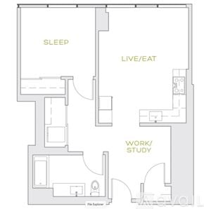 Chicago apartment for rent - A gym with a variety of equipment including treadmills and weights.
