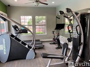 New Braunfels apartment for rent - A gym with a treadmill, elliptical machines, and other exercise equipment.