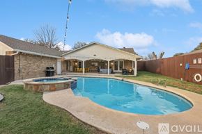 Desoto house for rent - A house with a pool in the backyard.