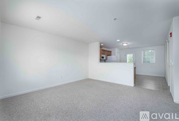Millersville apartment for rent - A kitchen with dark wood floors and stainless steel appliances.