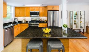 Brookline townhouse for rent - Open Berkeley Kitchen