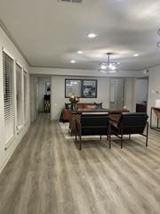 Dallas apartment for rent - A dining room with a table and chairs.
