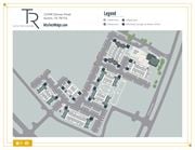 Austin apartment for rent - A map of a residential area with a legend indicating the number of bedrooms in each unit.