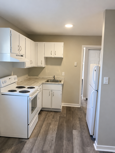 Floor plan for 1 bed, 1 bath
