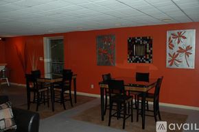 Birmingham apartment for rent - A dining room with a table and chairs.