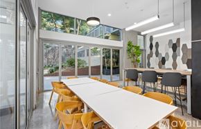 San Diego condo for rent - A conference room with a long table and chairs.