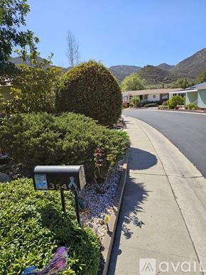 Escondido apartment for rent - A street view with a mailbox numbered 354.
