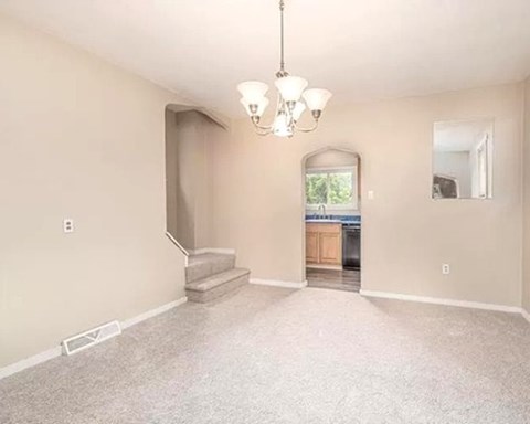 Floor plan for 3 beds, 1 bath, 900 sqft