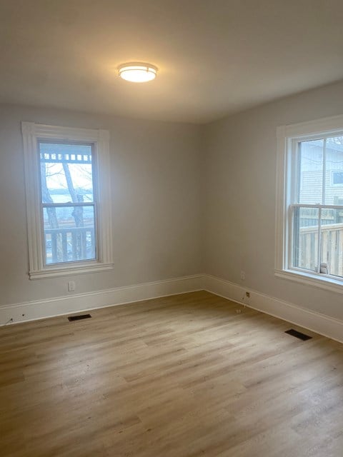 Floor plan for 3 beds, 1 bath