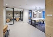 Arlington apartment for rent - A conference room with a long table and chairs.