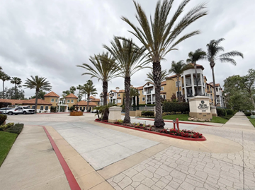 San Diego apartment for rent - A large building with a sign that says "Canyon" in front of it.