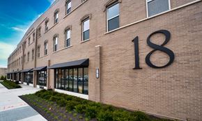 Bound Brook apartment for rent - A building with the number 18 on it.